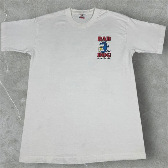 VTG 1994 Bad Dog Things at a Party Cat Funny Humor Single Stitch Tee - XL - Picture 2 of 8